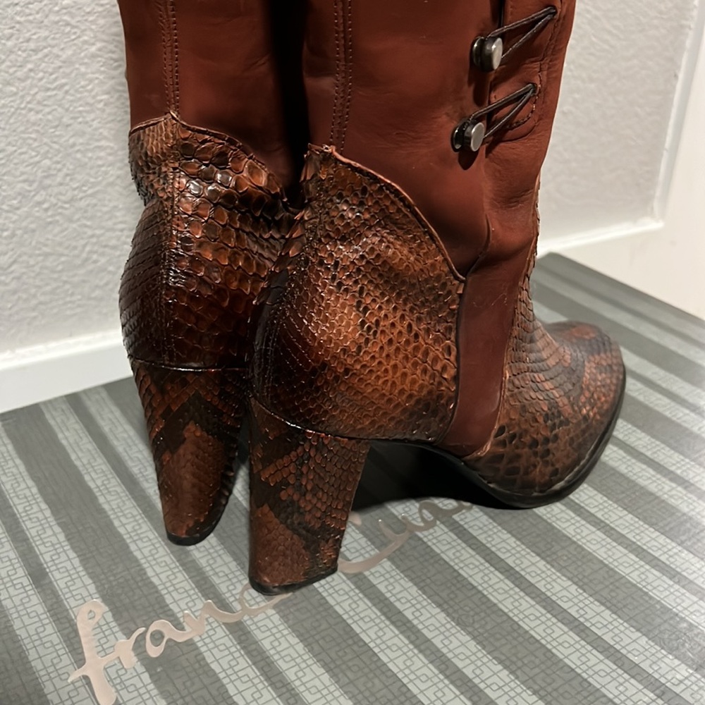 Franco Cuadra Boot Brick Python Usa 8 - image 3